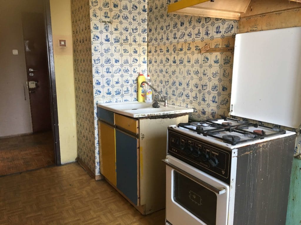 Wrocław - remont kuchni PRZED